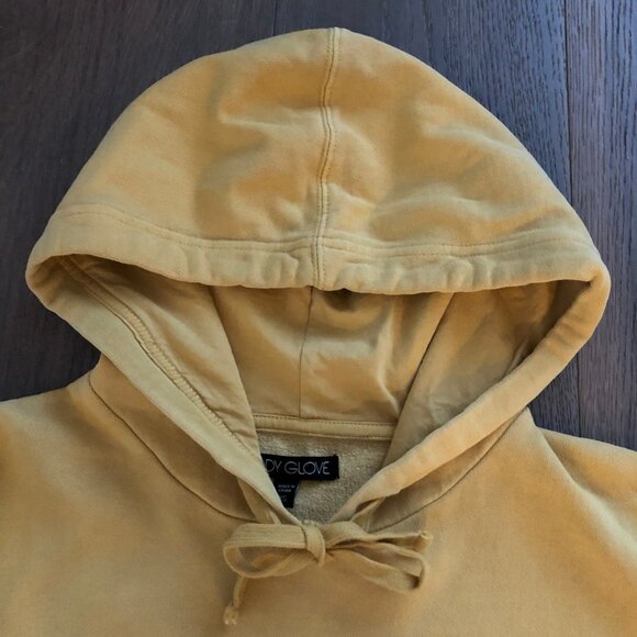 Body Glove Prep School Chill Fleece Retro Style 100% Cotton Hoodie Gold Sz XS - Picture 10 of 16